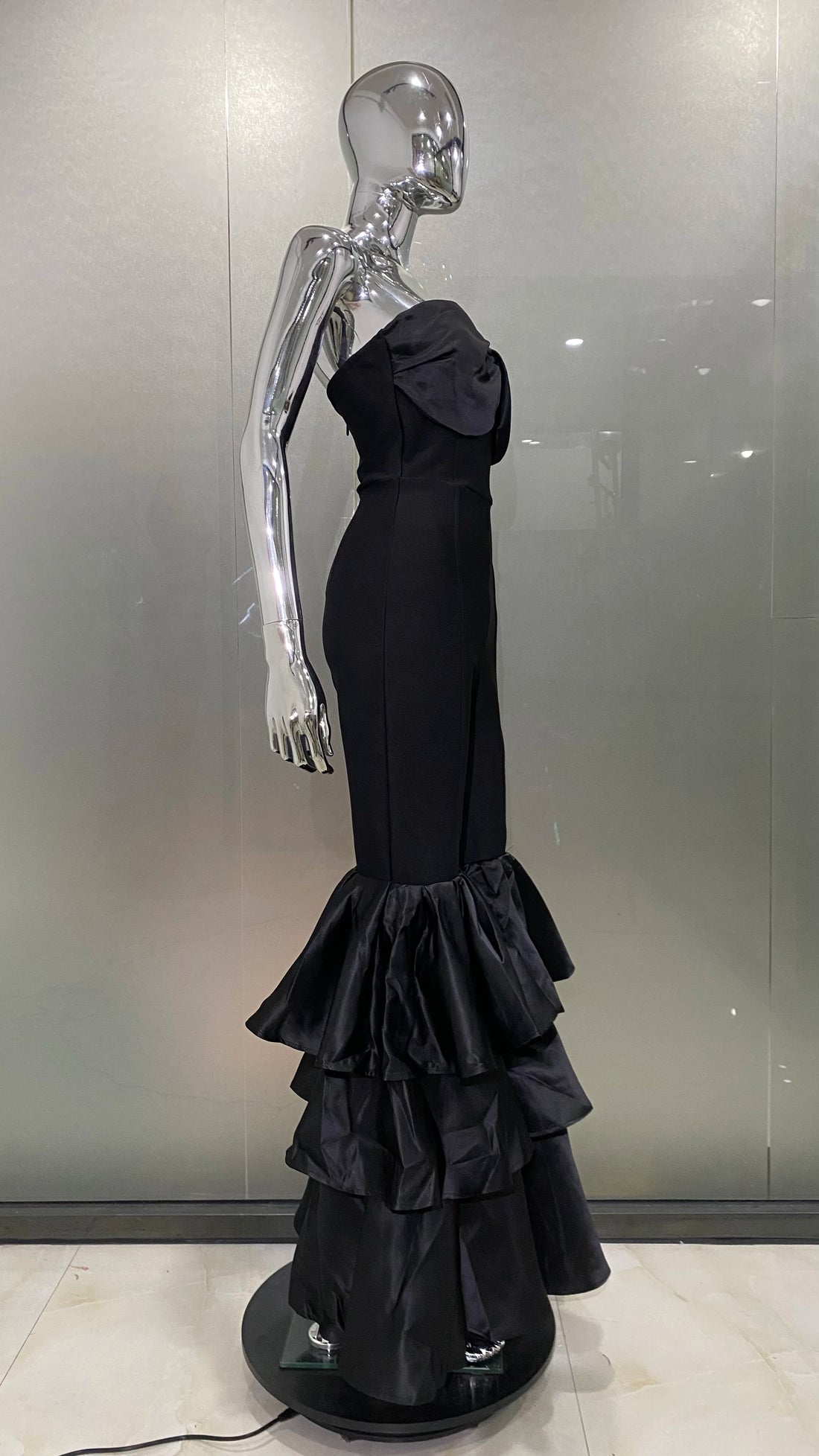 Strapless Ruffle Leg Jumpsuit - Festigal