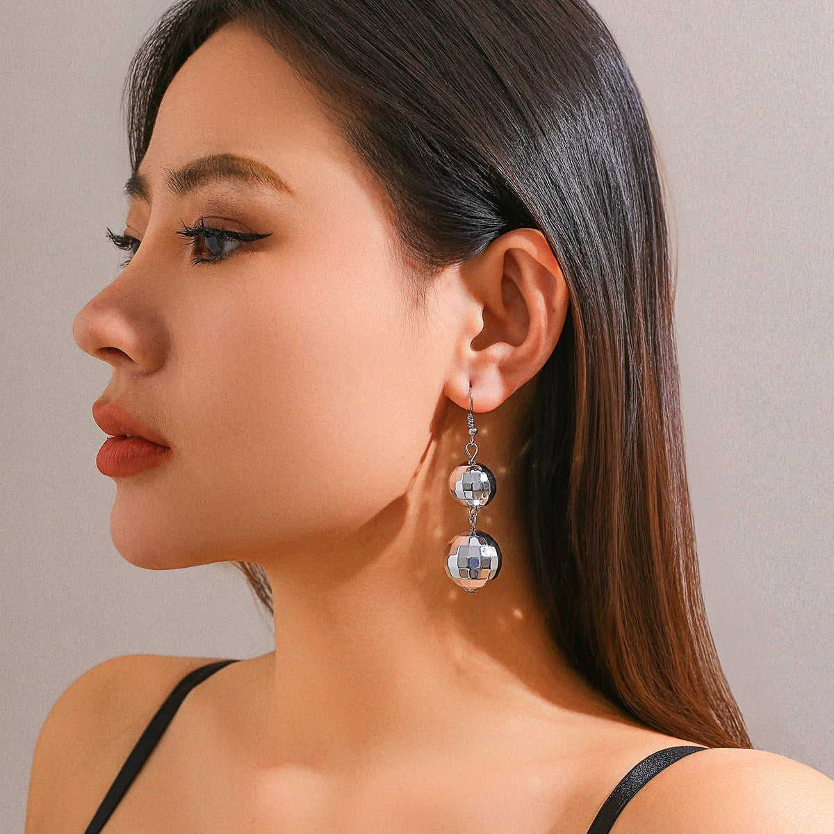 Disco Ball Dangle Earrings - Festigal