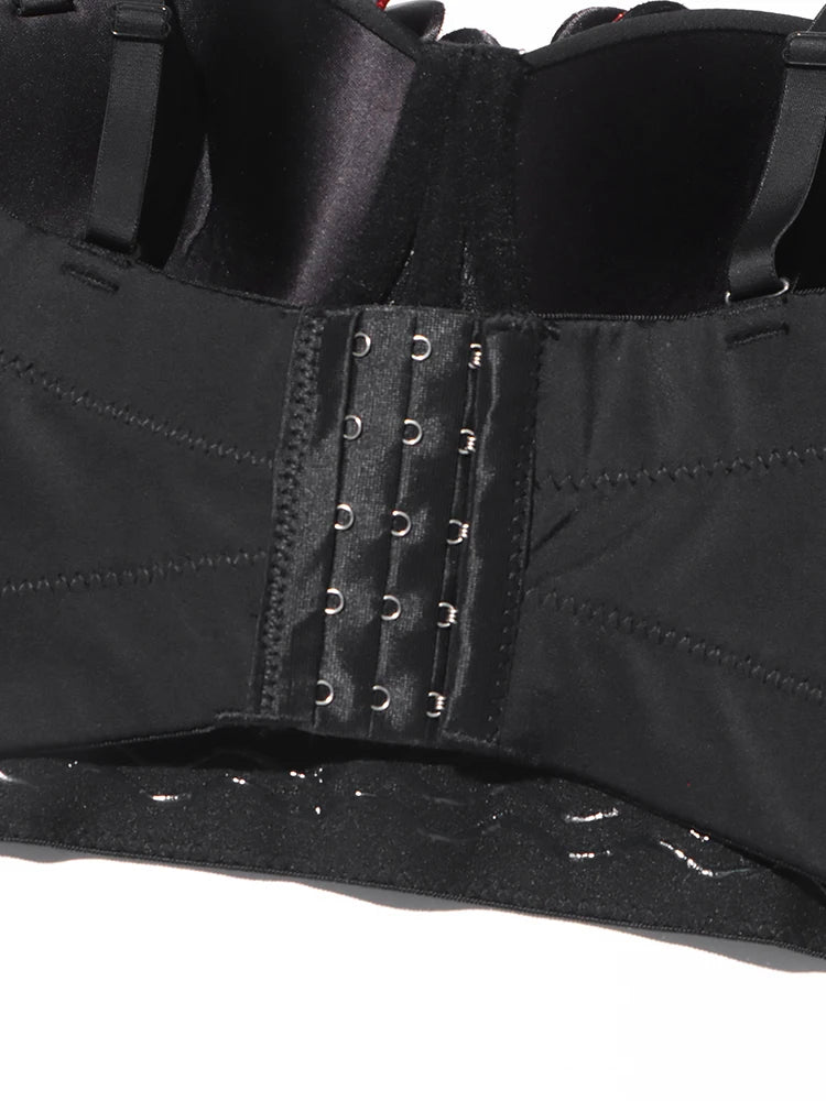 Rose Applique Corset - Festigal