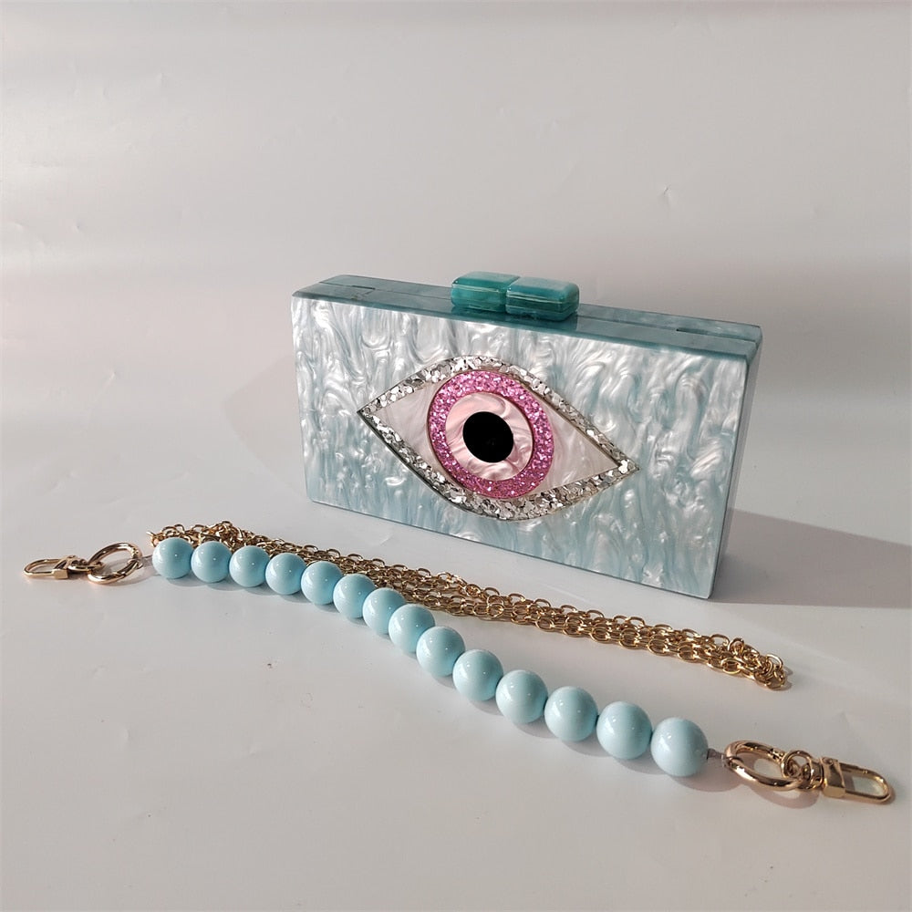Pastel Acrylic Eye Clutch - Festigal