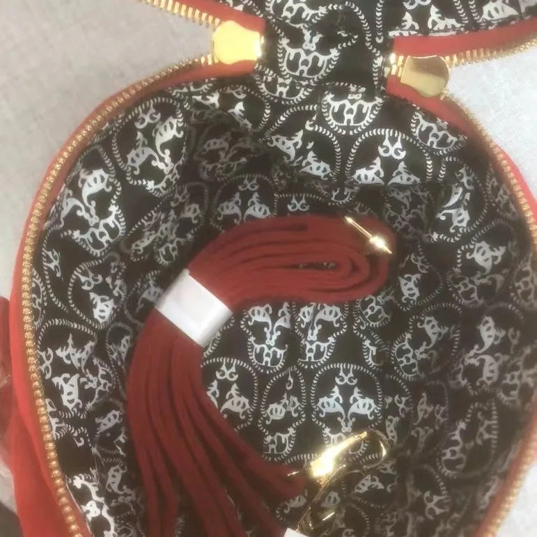 3D Velvet Skull Crossbody Bag