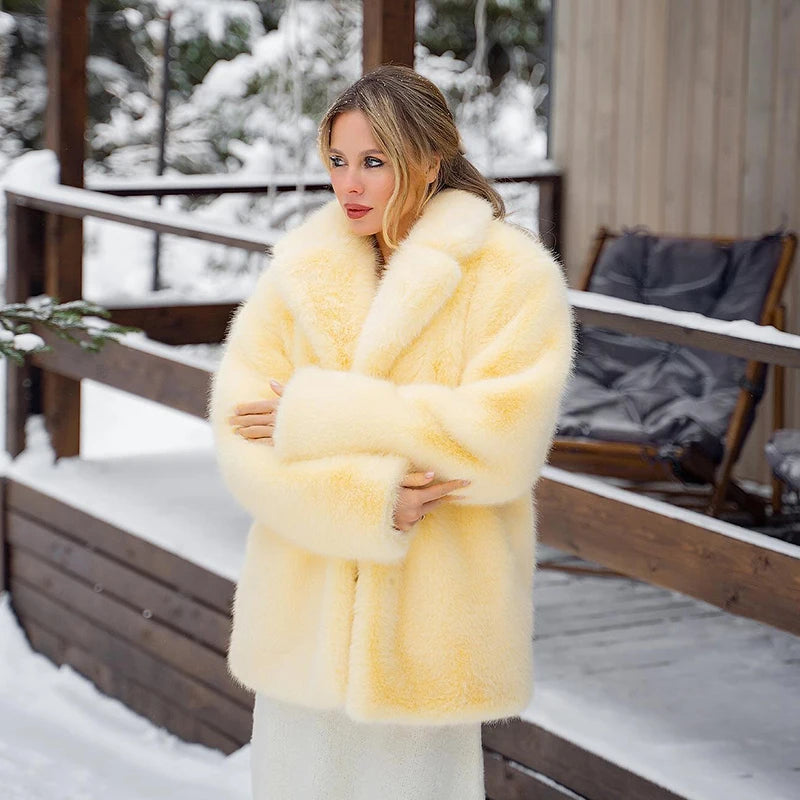Faux Fur Winter Coat - Festigal