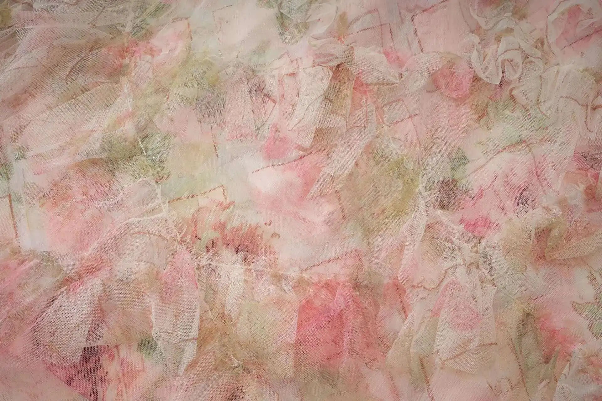 Floral Ruffled Embroidered Maxi Dress