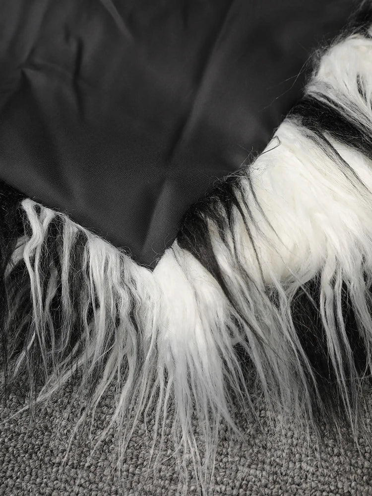 Multicoloured Yeti Coat
