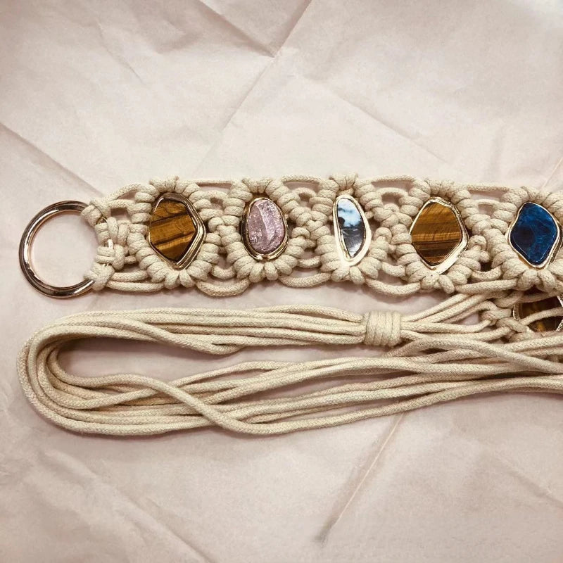 Boho Braided Tassel Belt - Festigal