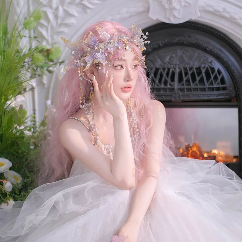 Fairy Crystal Crown & Ear Cuff Set