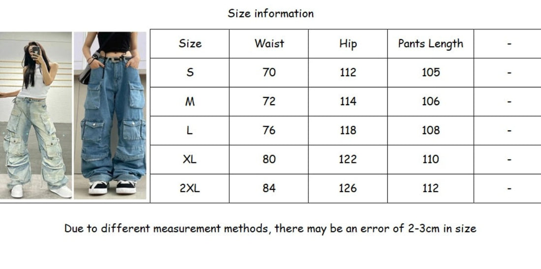 Heavy Duty Multi-Pocket Over Washed Cargo Pants - Festigal