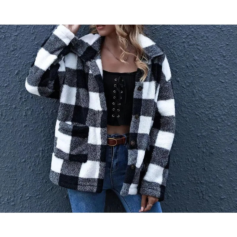 Warm Up Plaid Jacket - Festigal