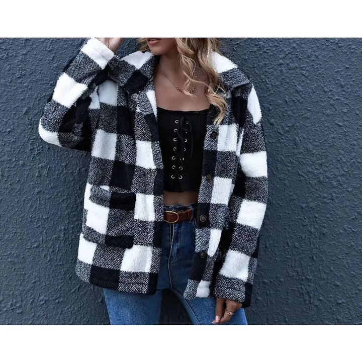 Warm Up Plaid Jacket - Festigal