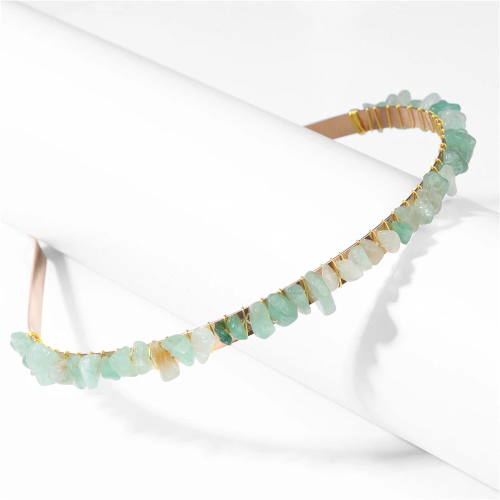 Crystal Chip Stone Hairband - Festigal