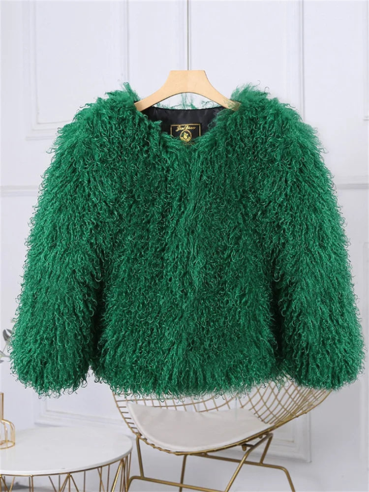 Shaggy Faux Fur Jacket - Festigal