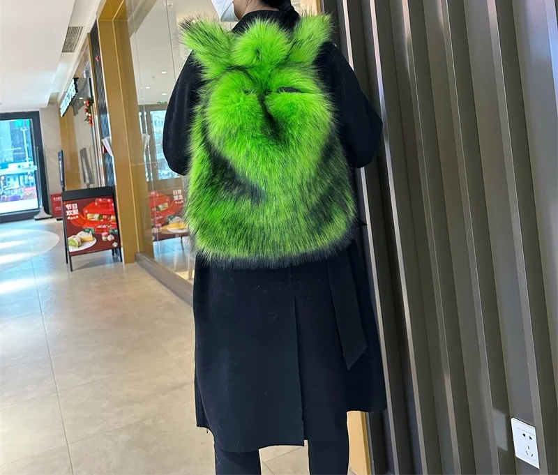 Faux Fur Backpack - Festigal