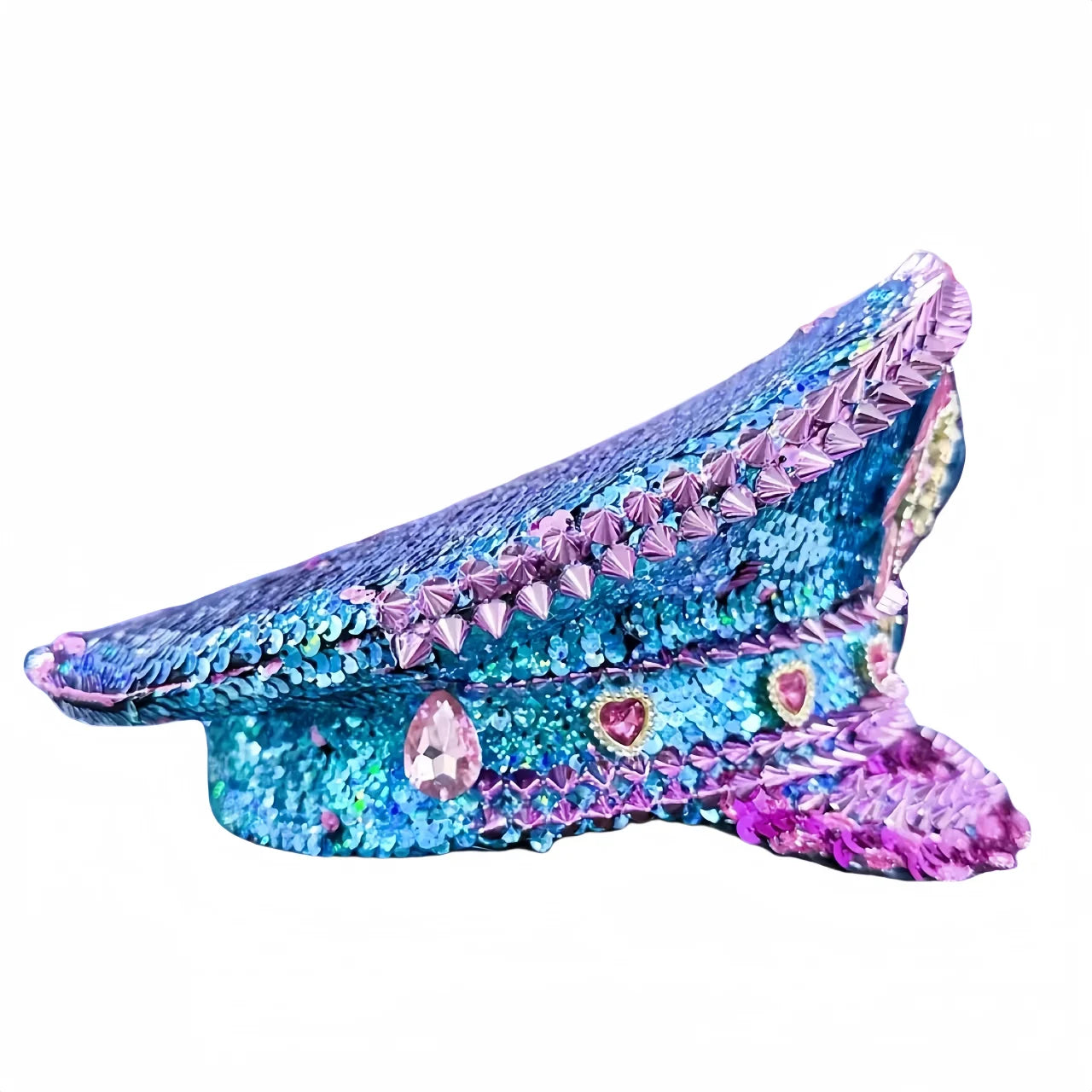 Rhinestone Spiked Steampunk Hat - Festigal