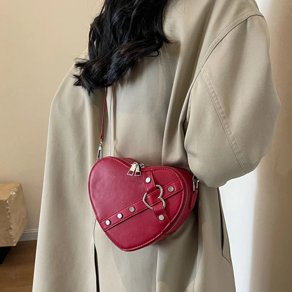Heart Shaped Crossbody Bag - Festigal