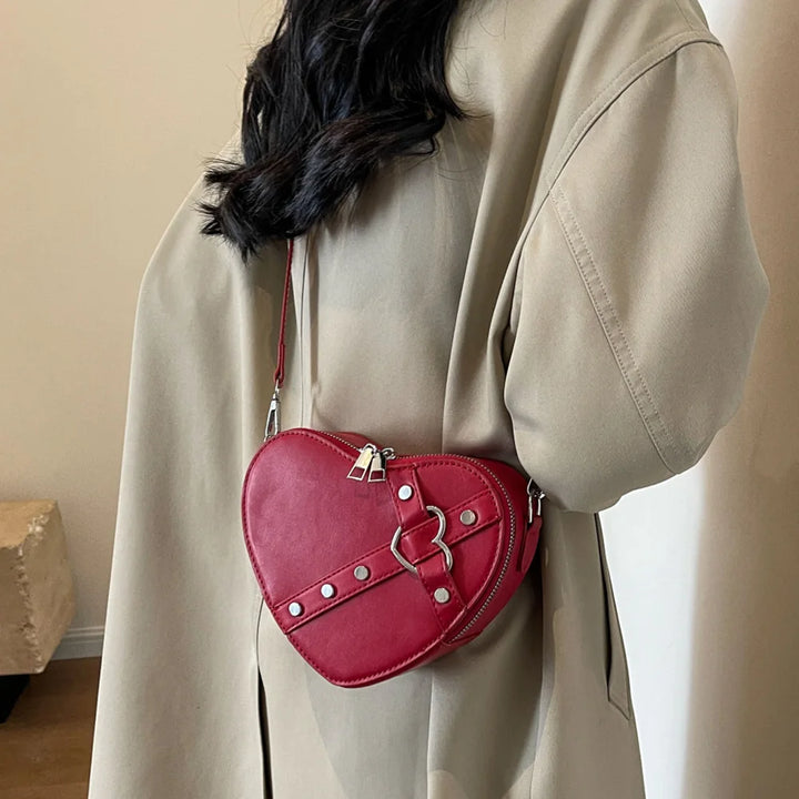 Heart Shaped Crossbody Bag - Festigal