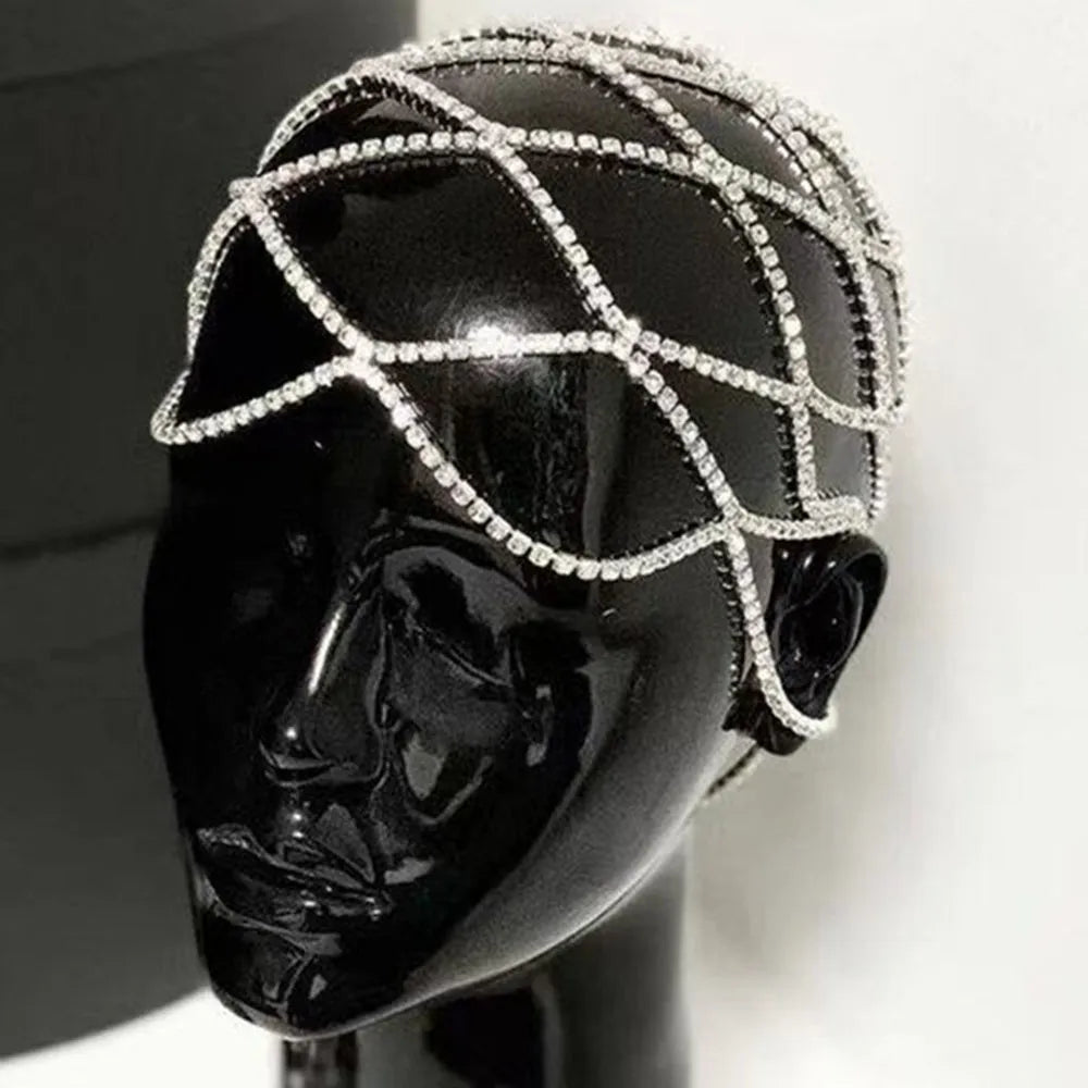 Hollow Rhinestone Head Chain - Festigal