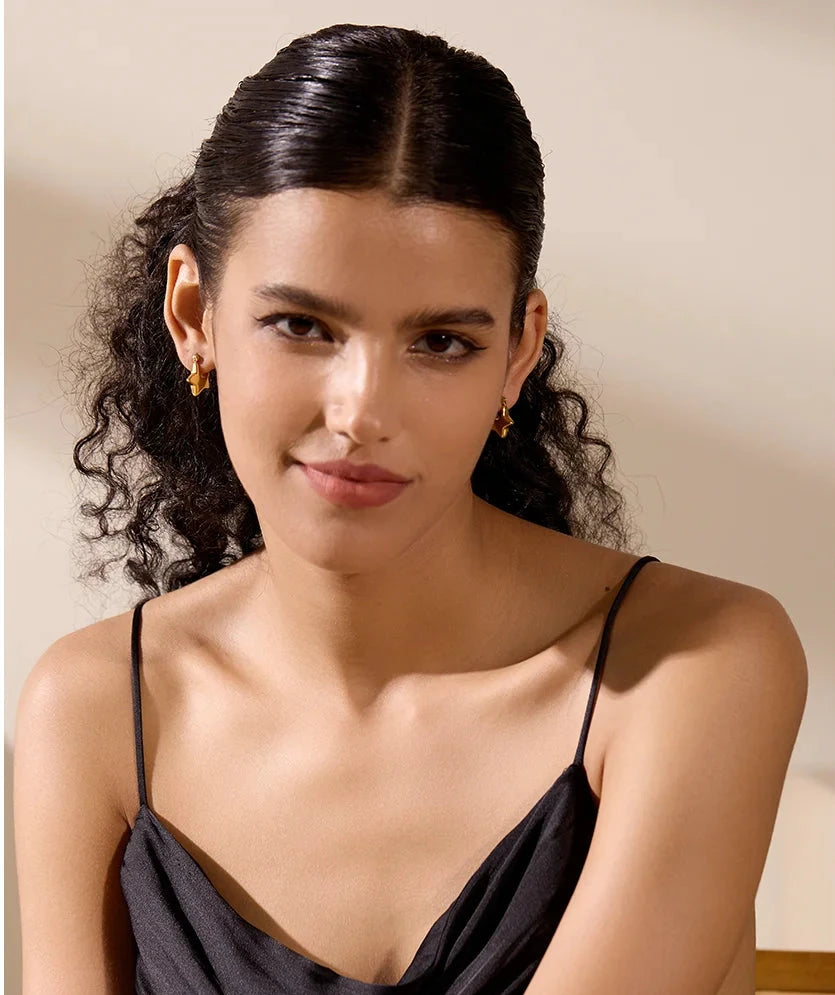 Star Hoop Earrings - Festigal