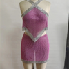 Metallic Sequin Asymmetrical Top & Skirt Set - Festigal