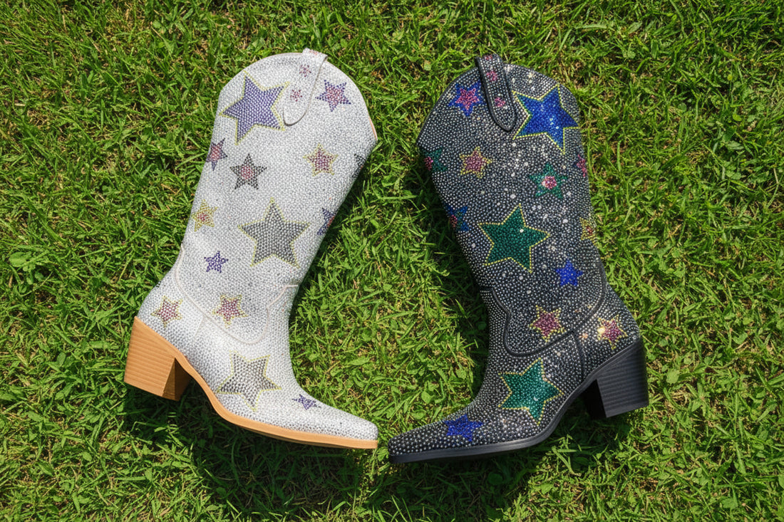 Rhinestone Star Cowboy Boots