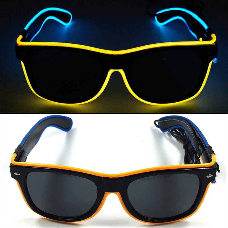 Futuristic Science Tech Colour Change Glasses - Festigal