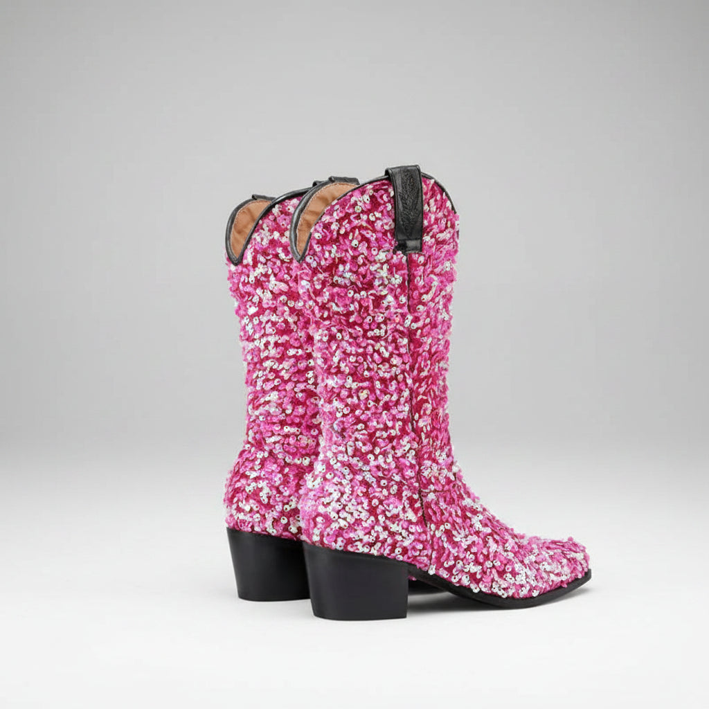 Sequin Cowgirl Boots