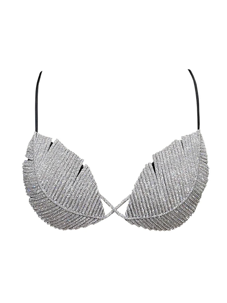 Sparkly Leaf Bra - Festigal