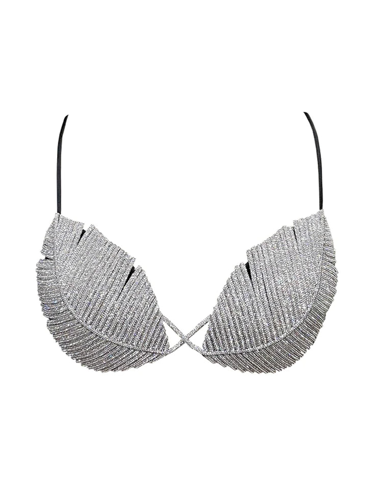 Sparkly Leaf Bra - Festigal