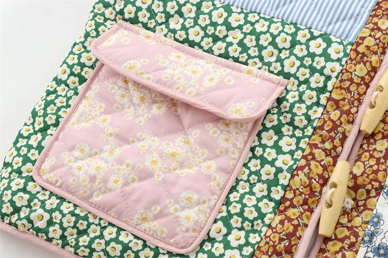 Floral Contrast Tapestry Jacket - Festigal