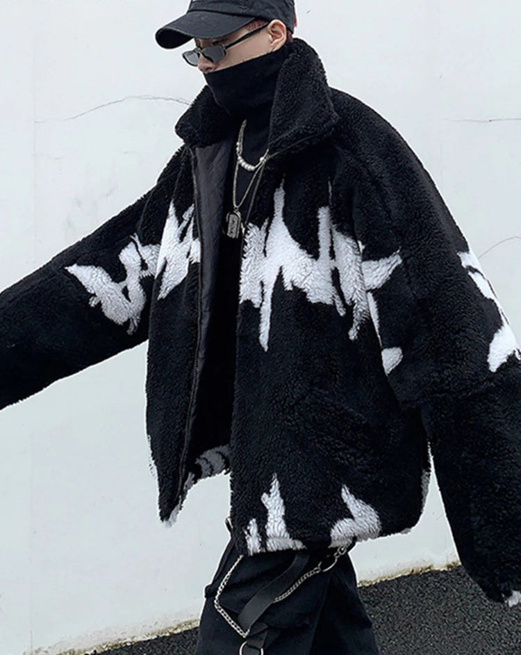 Men's Graffiti Fleeced Jacket - Festigal