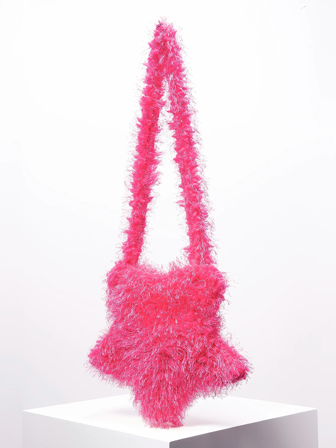 Faux Fur Star Crossbody Bag - Festigal