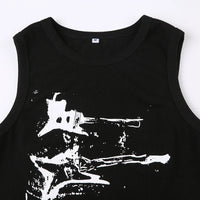 Guitar Print Tank Top