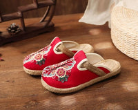 Embroidered Skull Espadrilles