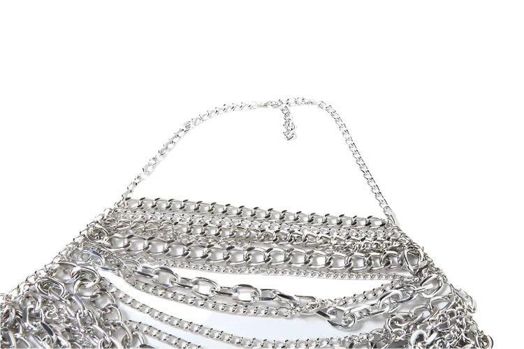 Chain Halter Neck Top - Festigal