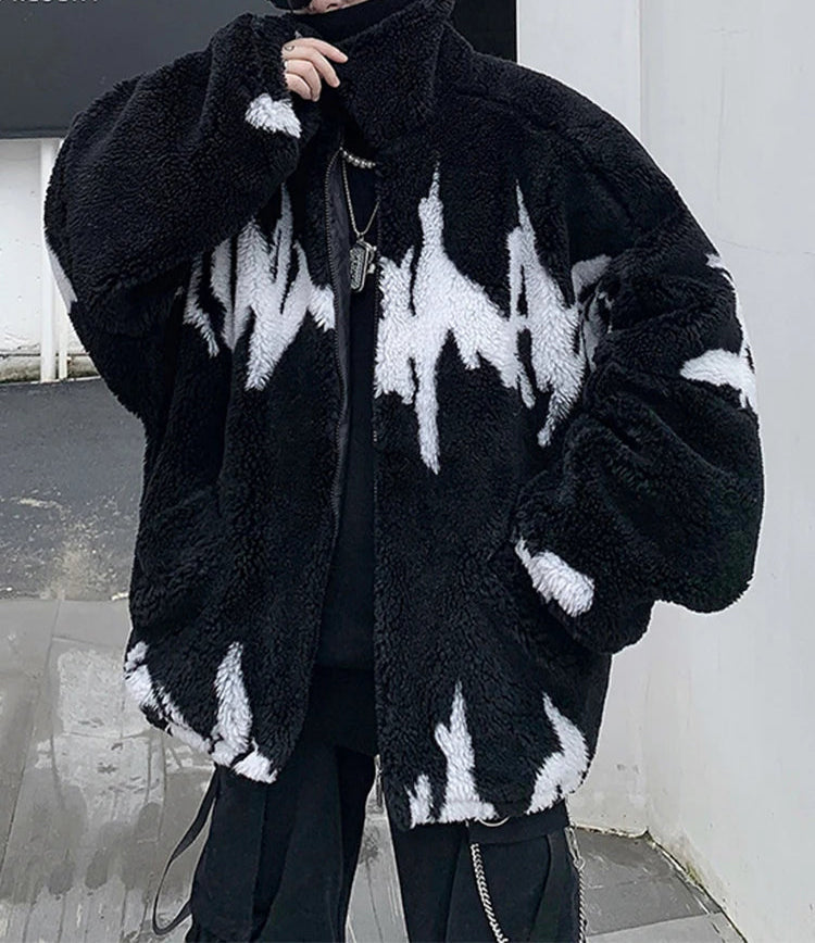 Men's Graffiti Fleeced Jacket - Festigal