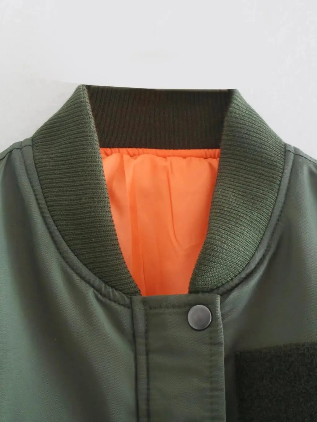 Indie Style Green Bomber Jacket - Festigal