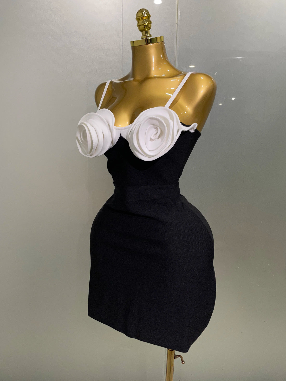 3D Blumen Verbandkleid