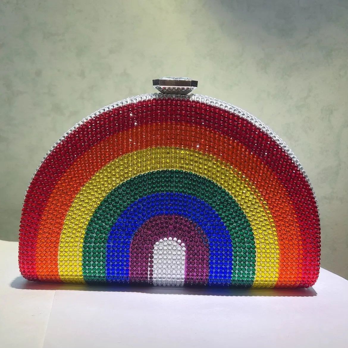 Rainbow Sequin Clutch Bag - Festigal