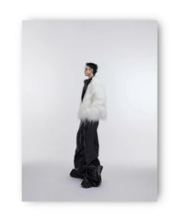 Men's Shaggy Faux Fur Jacket