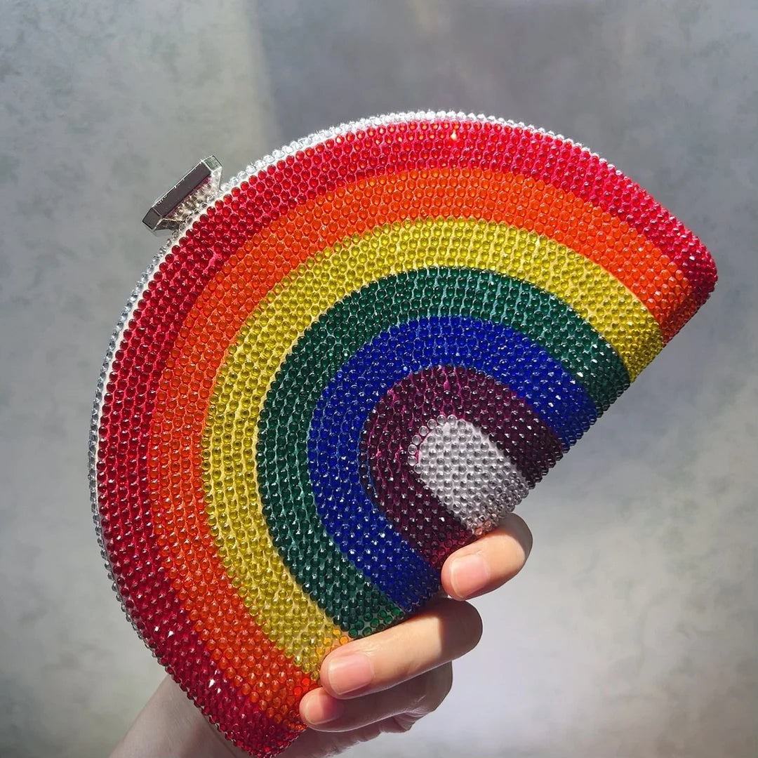 Rainbow Sequin Clutch Bag - Festigal