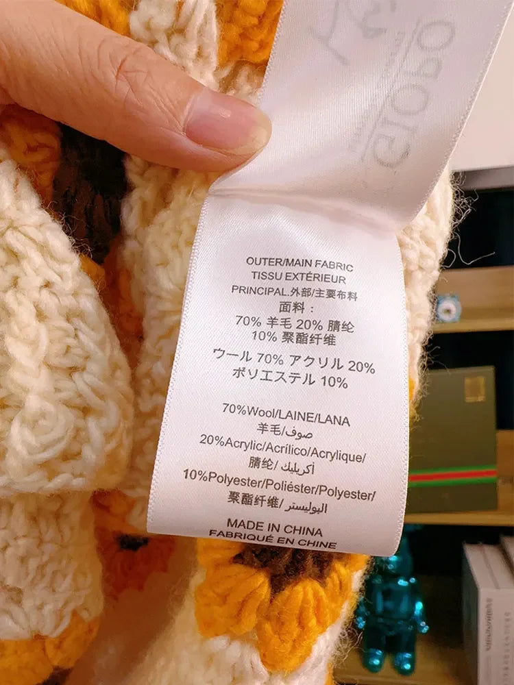 Crochet Sunflower Cardigan - Festigal