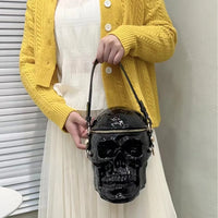 3D Skull Shoulder Bag