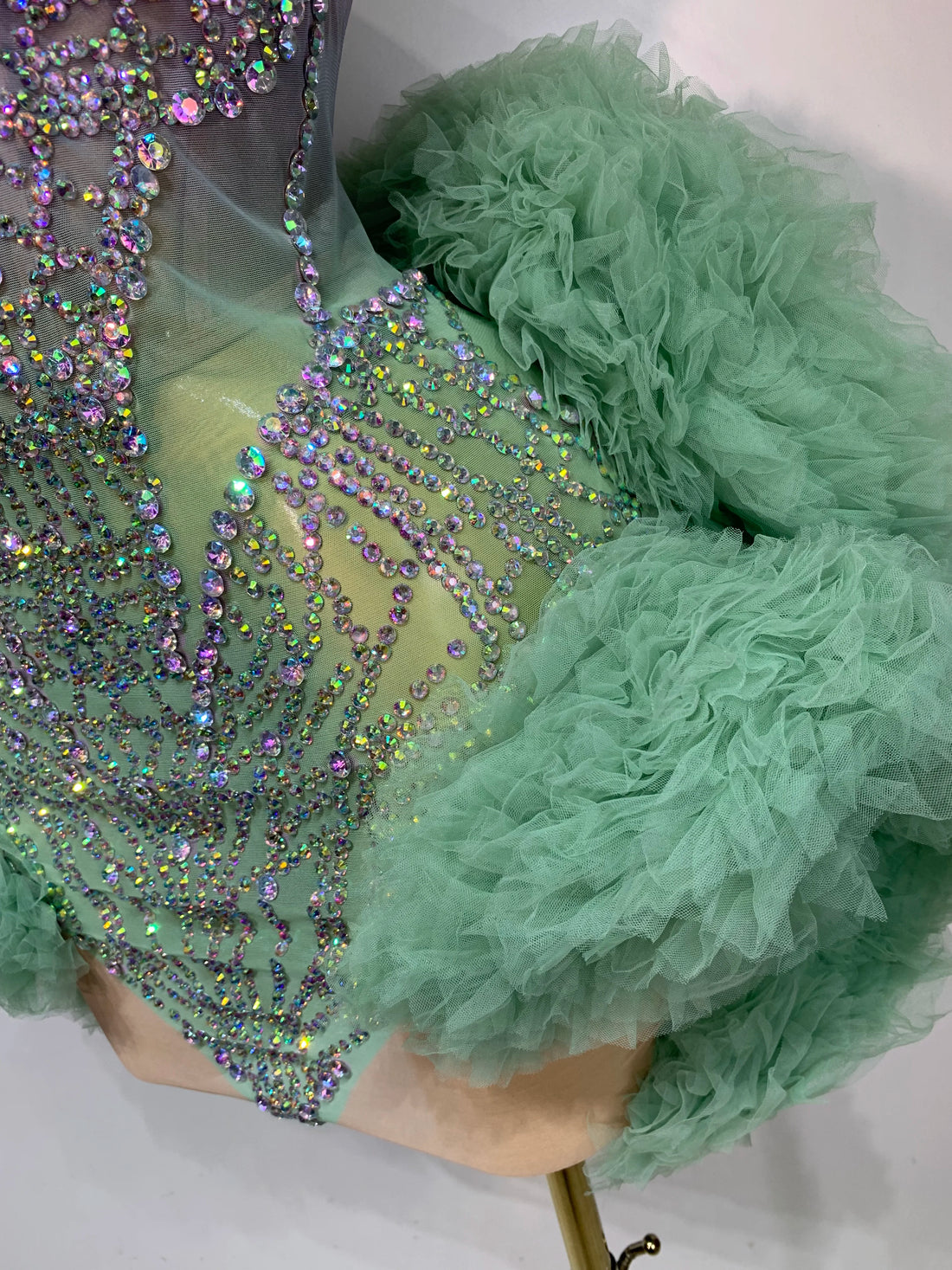 Sweetheart Sequin Ruffle Mini Dress
