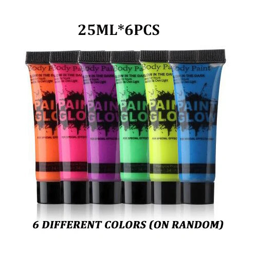 6 to 24 pieces UV Flourescent Face & Body Make Up - Festigal