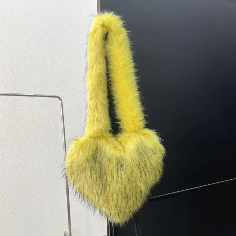 Faux Fox Heart Crossbody Bag - Festigal