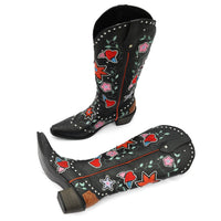 Embroidered Western Cowboy Boots