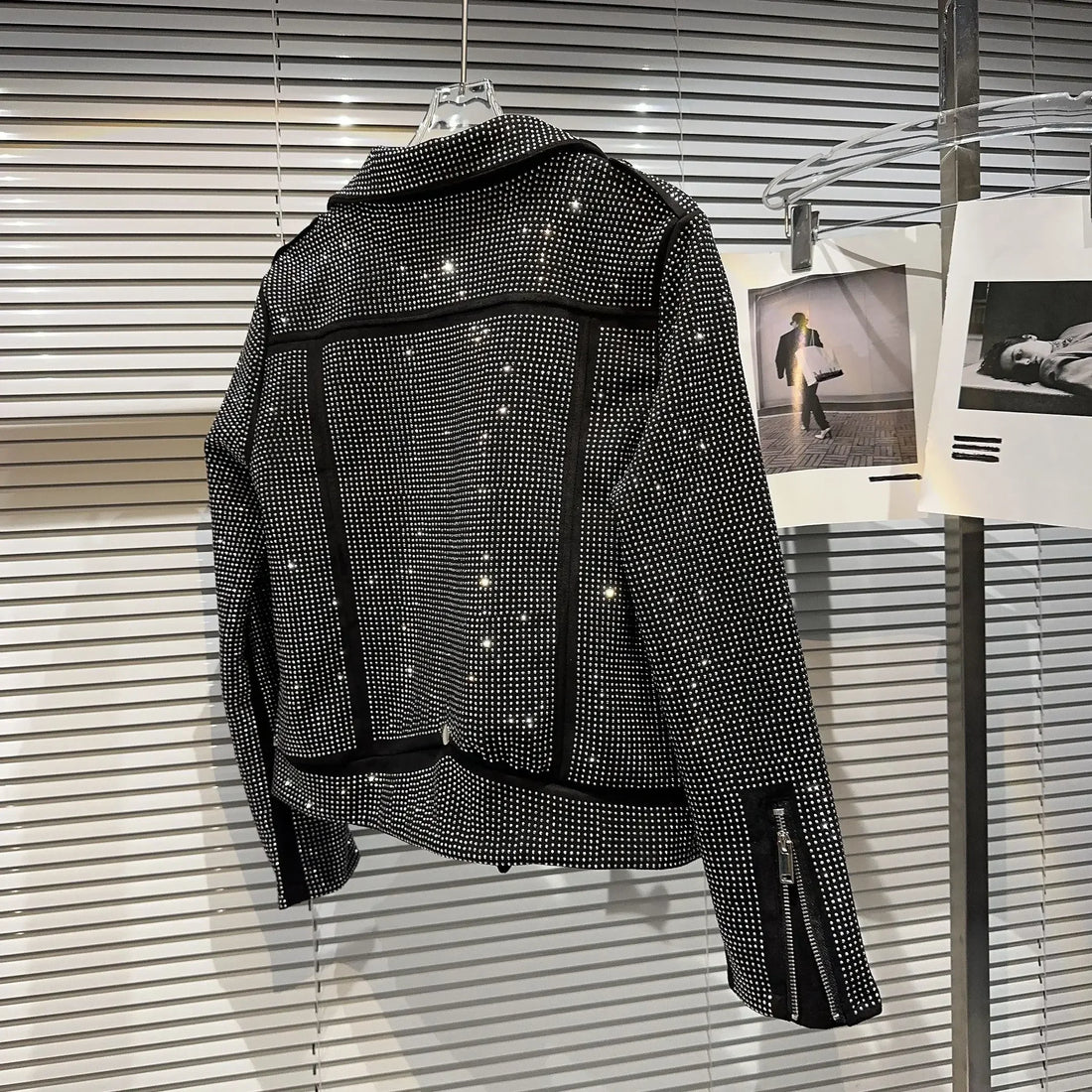 Sequin Biker Jacket - Festigal