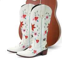 Embroidered Western Cowboy Boots