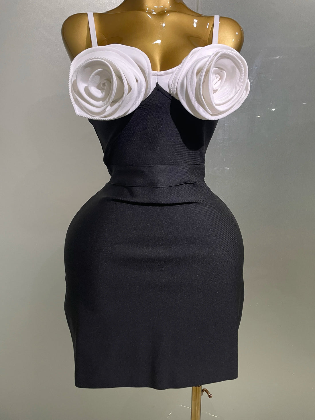 3D Blumen Verbandkleid