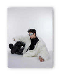 Men's Shaggy Faux Fur Jacket