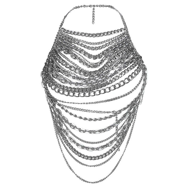 Chain Halter Neck Top - Festigal